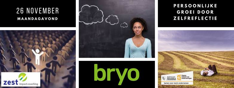 Bryo inspiratiesessie: persoonlijke groei door zelfreflectie