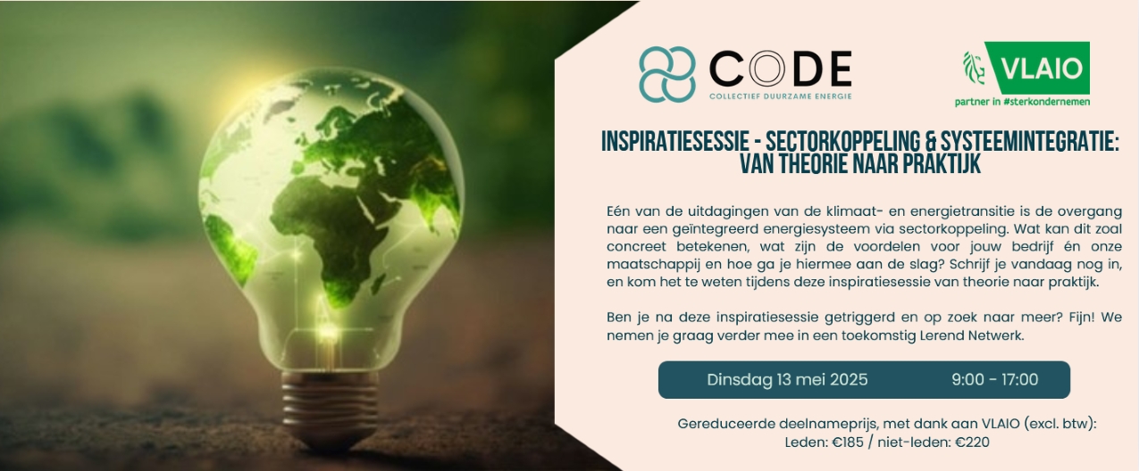 Inspiratiesessie - Sectorkoppeling en systeemintegratie