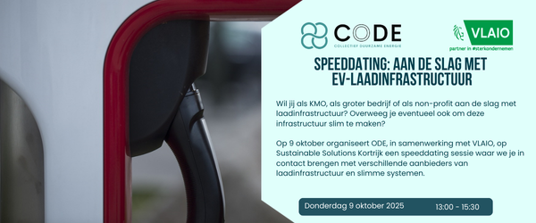 Speeddating met aanbieders en experten rond laadinfrastructuur