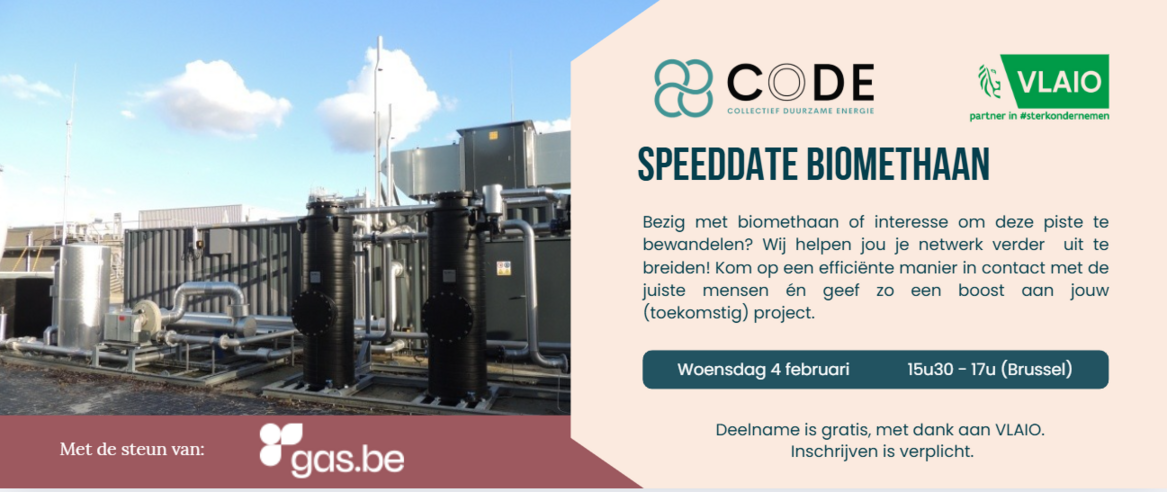 Speeddate Biomethaan