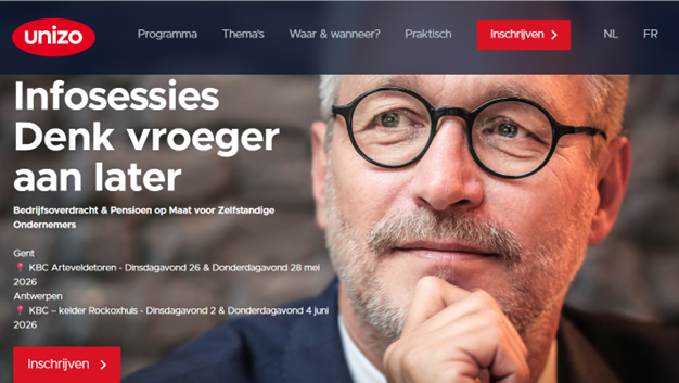 Denk vroeger aan later - startpagina