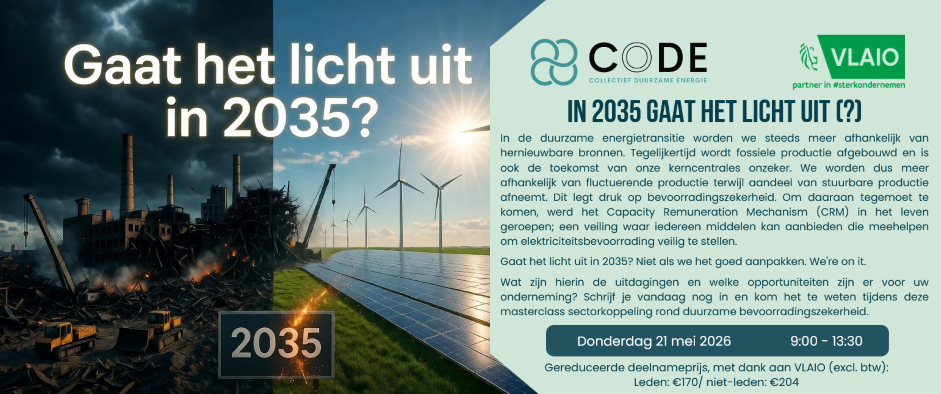 CoDE Masterclass In 2035 gaat het licht uit