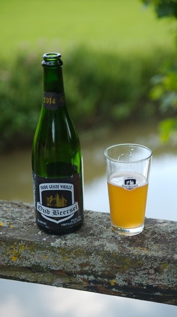 Lambiekbier in zijn natuurlijke omgeving.