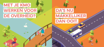 Campagnebanner "Als kmo werken voor de overheid"