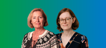 Griet Vergauwen en Liesbeth Peters