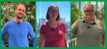 Gilles Vandenborre (De Vlaamse Waterweg), Marleen Spiliers (De Waterweg) en Filip Vandaele (vzw Zorg-Saam)