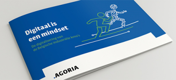 Foto van brochure 'Digitaal is een mindset' van Agoria