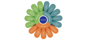 Het EntreComp raamwerk: 3 competentiedomeinen en 15 competenties