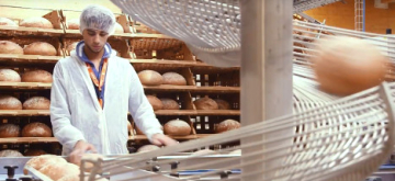 Robot bij de bakker