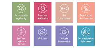 infographics maatregelen voor coronavirus te bestrijden