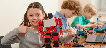kinderen maken robot