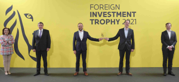 Uitreiking van de Foreign Investment Trophy