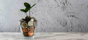 geld in glas