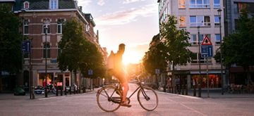 fietser in Leuven