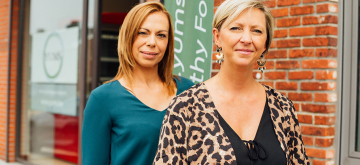  Sophie Van Spauwen (l) en Sofie Schoebrechts (r), zaakvoersters van YUMS