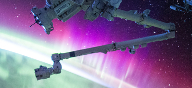foto van NASA in de ruimte