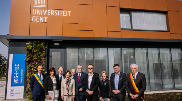 Groepsfoto bezoek Oostenrijkse delegatie