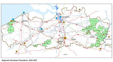 Regionale steunkaart Vlaanderen 2022-2027