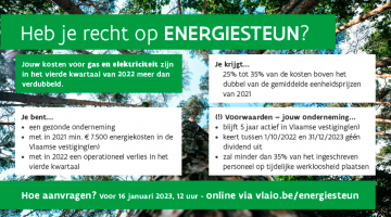 Een korte visuele samenvatting van wie recht heeft op de energiesteun.