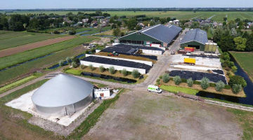 Biogas boerderij eigen mest