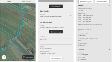 Screenshot doorsturen foto's vervolledigen dossier