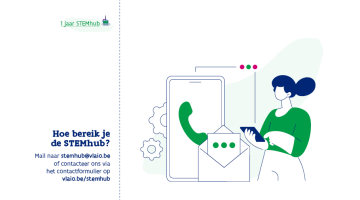 Hoe bereik je de STEMhub? Mail naar stemhub@vlaio.be of contacteer ons via het contactformulier op vlaio.be/stemhub