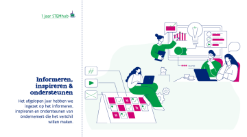 Informeren, inspireren & ondersteunen Het afgelopen jaar hebben we ingezet op het informeren, inspireren en ondersteunen van ondernemers die het verschil willen maken.