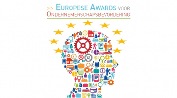 Logo voor de Europese Awards voor Ondernemerschapsbevordering