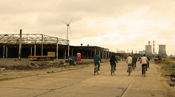 op bezoek bij een brownfield