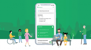 beeld van de nieuwe corona-app