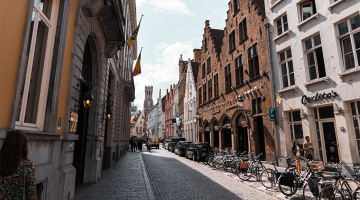 straat in België