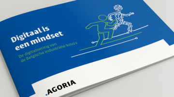 Foto van brochure 'Digitaal is een mindset' van Agoria