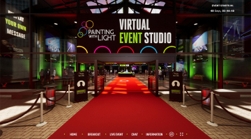 De Virtual Event Studio van Painting With Light
