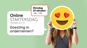 Promo voor UNIZO Online Startersdag