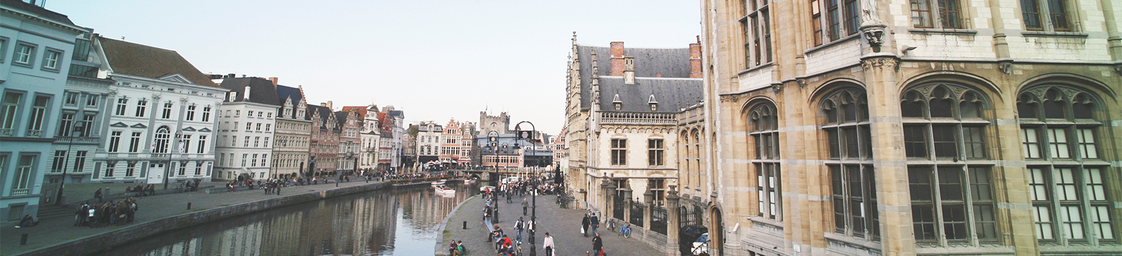 Zicht op korenlei Gent - Photo by roya ann miller on Unsplash